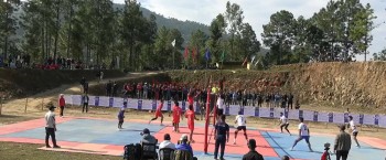 सुनापति गाउँपालिकाको चौथो अध्यक्ष कप खुल्ला पुरुष भलिबल प्रतियोगिता सुरु 