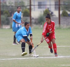 आर्मी र गण्डकी महिला हक्की प्रतियोगिताको उपाधिनजिक