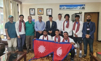 डेविस कपको लागि नेपाली टेनिस टोली आइतबार मलेसिया जादैँ 