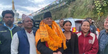 घलेगाउँ सांस्कृतिक भवनको उद्घाटनका लागि नुवाकोट पुगे प्रचण्ड