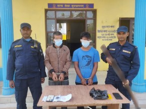 लागूऔषधसहित रौतहटमा दुई जना पक्राउ 