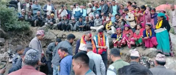 बिच्छ्या जोड्ने सडक मुख्यमन्त्री शाहद्वारा शिलान्यास