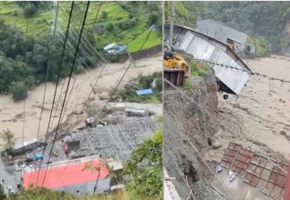 राहुगंगा जलविद्युत् आयोजनामा बाढीको क्षति