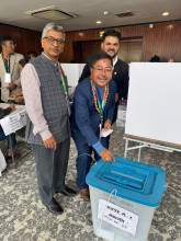 काँग्रेसको १५ औं महाधिवेशन : नयाँ नेतृत्व चयनका लागि धमाधम मतदान 