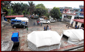 तुलसीपुर उपमहानगरपालिकामा आगजनीपछि त्रिपालमार्फत सेवा सुरु 