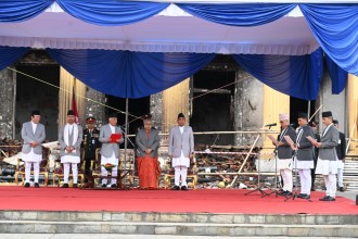 अन्तरिम सरकारका नवनियुक्त तीन मन्त्रीले लिए शपथ