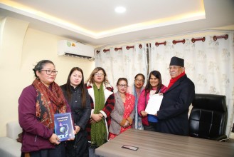 आट्विनको टोलीद्वारा महिला हिंसा र मानव बेचबिखनका एजेण्डा घोषणापत्रमा समेट्न आग्रह