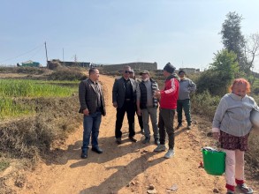 हरिसिद्धि–धापाखेल जोड्ने पुल निर्माणबारे दुई वडाका जनप्रतिनिधिसहितको टोलीद्धारा छलफल 