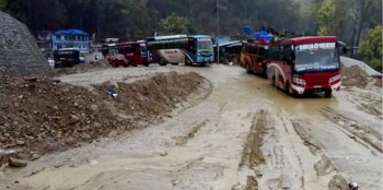 बुटवल–नारायणगढ सडकको दाउन्नेमा अझै अवरुद्ध