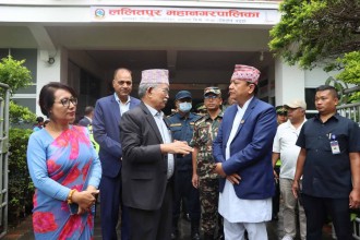 बागमती प्रदेशमा मुख्यमन्त्री र ललितपुर महानगर प्रमुखबीच भेटवार्ता
