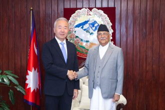 नेपाल जापान सबन्ध ७० बर्षमा, प्रधानमन्त्रीसँग जापानी राजदूतको भेट