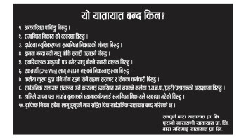कलैया-वीरगञ्ज सार्वजनिक यातायात सेवा ठप्प