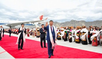 चिनिया राष्ट्रपति सि जिङफिङ ल्हासामा