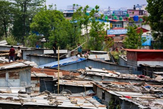 थापाथलीका टहरा भत्काएर गैरीगाउँ पुगे सुरक्षाकर्मी