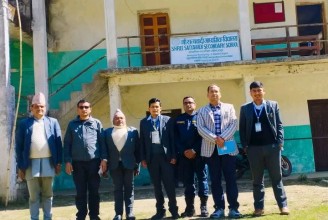 बाजुरामा एसइईका उत्तर पुस्तिका परीक्षा केन्द्रमै धमाधम परीक्षण गरिँदै