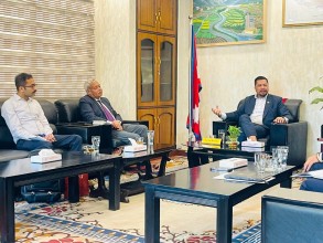 चीन र भारतका राजदूतसँग ऊर्जा सहकार्यबारे छलफल