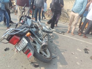 रौतहटमा दुई मोटरसाइकल एकआपसमा ठक्कर खाँदा दुई जनाको मृत्यु