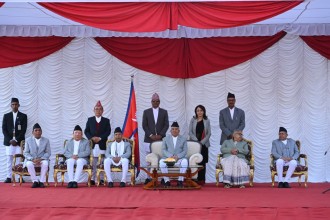 नवनियुक्त चार मन्त्रीले लिए पद तथा गोपनीयताको शपथ