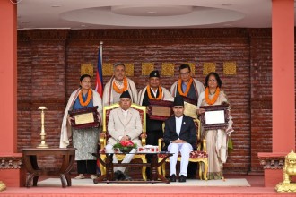 समाचार लेखेकै आधारमा पत्रकार असुरक्षित हुनुपर्ने अवस्थाको अन्त्य हुनुपर्छ : राष्ट्रपति