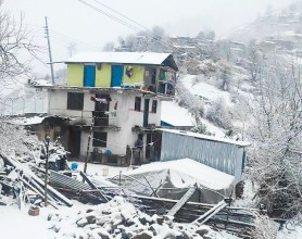 मुगुमा फेरि हिमपात, बस्ती सेताम्य, किसानलाई राहत