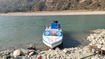 तामाकोसी नदीमा पहिलो पटक जेटबोट सेवा