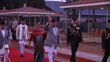 राष्ट्रपति जापानको औपचारिक भ्रमण सकेर स्वदेश फिर्ता