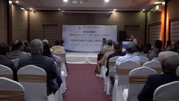 नेपालमै उत्पादित कार–टी सेलबाट पहिलोपटक क्यान्सरको उपचार