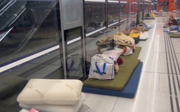 क्षेप्यास्त्र आक्रमणको त्रास, भूमिगत रेल स्टेशनहरू बने आश्रय स्थल