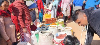 स्थानीय उत्पादन किनबेच र भेटघाटको थलो बन्दै रामेछाप हाट