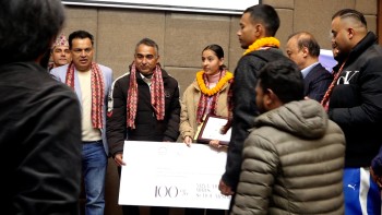 राष्ट्रपति पौडेलसँग अमेरिकाका राजदूत डिन आर थम्पसनको बिदाई भेट