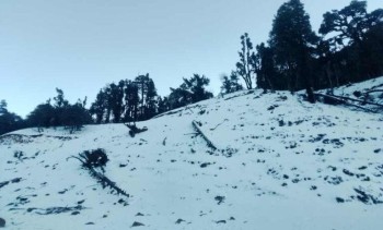 बाजुरामा हिउँदे बर्षासँगै हिमपात, जनजीवन प्रभावित