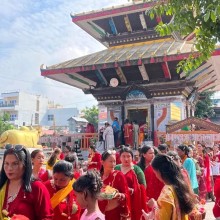 भुवनेश्वर पशुपति मन्दिरमा भक्तजनको घुइँचो