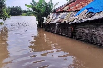 बाढीका कारण सप्तरीमा ५०० घर डुबानमा, दुई हजारभन्दा बढी प्रभावित