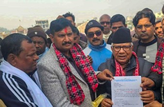 किरणकुमार साहले गरे रौतहट निर्वाचन क्षेत्र नम्बर २ बाट उम्मेदवारी दर्ता