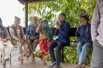 रसुवामा चुनावी रौनक, वसन्त भट्टले बढाए सक्रियता
