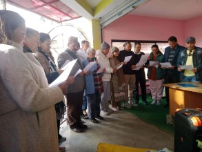 ऐरावत टोल सुधार समितिका नवनिर्वाचित पदाधिकारीले लिए शपथ