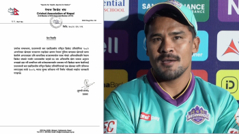 अम्पायरप्रति लक्षित टिप्पणीका कारण क्रिकेटर करण केसीलाई प्रतिबन्ध र जरिवाना