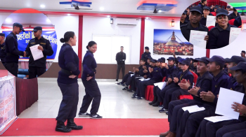 नाचगानसहित बिदा भए निर्वाचन प्रहरी, फेरि सेवा गर्न उत्साहित