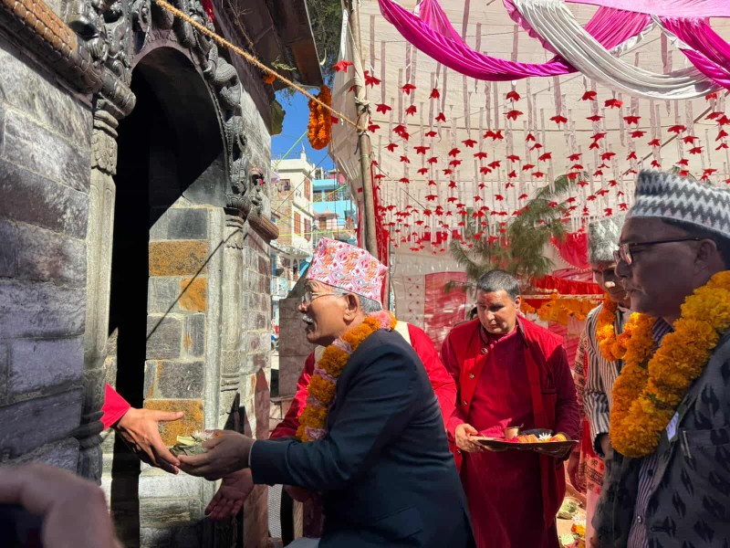 जुम्लामा पनि ललितपुर महानगरका सम्पदाको झल्को दिने मन्दिर निर्माण 