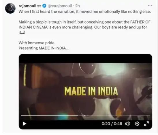 फाल्केको बायोपिकमा राजामौली र हिरानीबिच प्रतिस्पर्धा, नाती हिरानीको पक्षमा