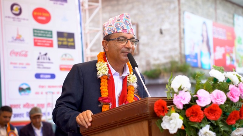 पोखरामा सबै ठाउँलाई सडक सञ्जालले जोड्ने काम भईरहेको छ : नगर प्रमुख आचार्य 