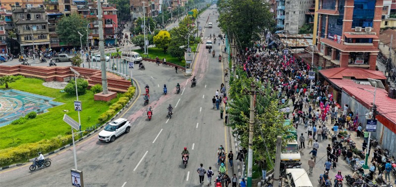 ड्रोनबाट यस्तो देखियो जेन–जी आन्दोलन (फोटो फिचर)