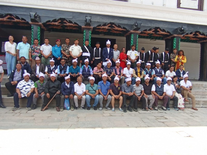 यँयाः (इन्द्रजात्रा)को लागि यःसिं लिन मानन्धर अगुवाहरु वन प्रस्थान