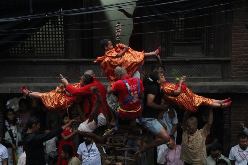 ऐतिहासिक ‘मचाती’ त्रिशुल जात्रा सम्पन्न 