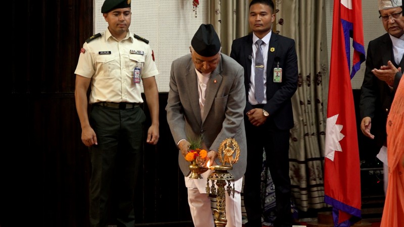 नेपाललाई चलचित्र पर्यटनको आकर्षक गन्तव्य बनाउन राष्ट्रपतिको आग्रह