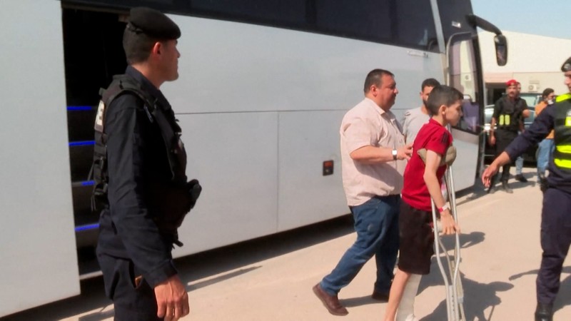  गाजामा विरामी वा घाइते भएकाहरु उपचारका लागि जोर्डनमा