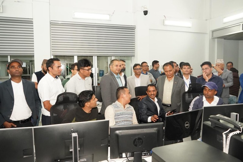 विद्युत् माग र आपूर्ति व्यवस्थापनको लागी नेपाल विद्युत प्राधिकरणको स्यूचाटारस्थित प्रेषण केन्द्रको अनुगमन
