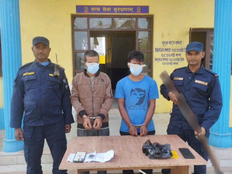 लागूऔषधसहित रौतहटमा दुई जना पक्राउ 