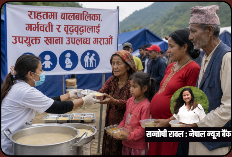 बाढीपीडितको राहतमा जंक फुड होइन, पोषणयुक्त खाना वितरणमा जोड दिउँ