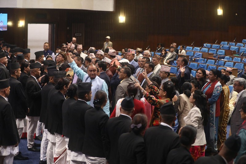 दुवै सदनमा टेबुल हुन पाएन नीति तथा कार्यक्रम